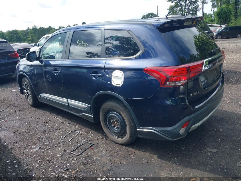 Vin: ja4az3a39gz024902, lot: 46269009, mitsubishi outlander se 20163