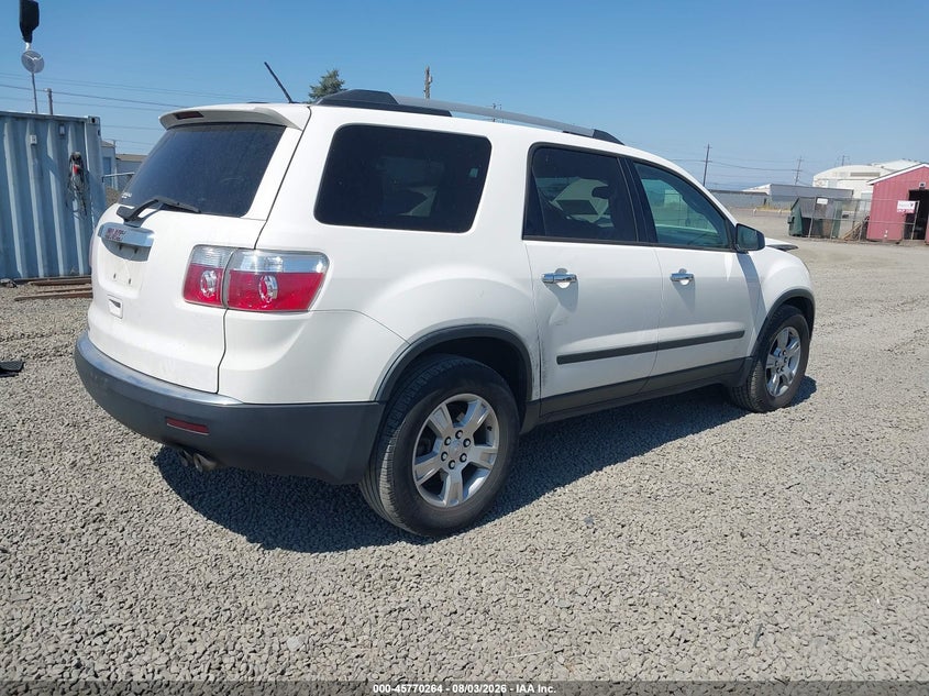 Vin: 1gkkrned8bj173550, lot: 46269013, gmc acadia sl 20114