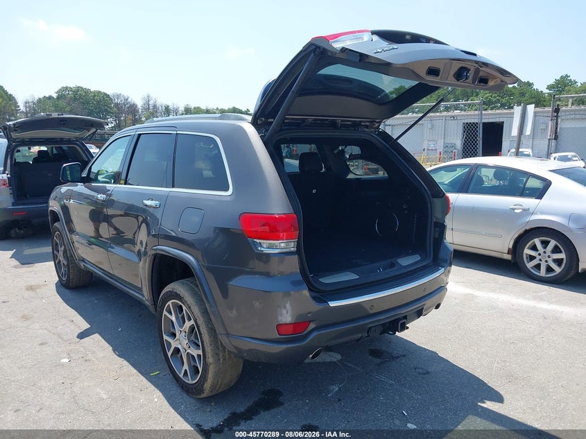 Vin: 1c4rjfcg9kc727767, lot: 46269038, jeep grand cherokee overland 4x4 20193