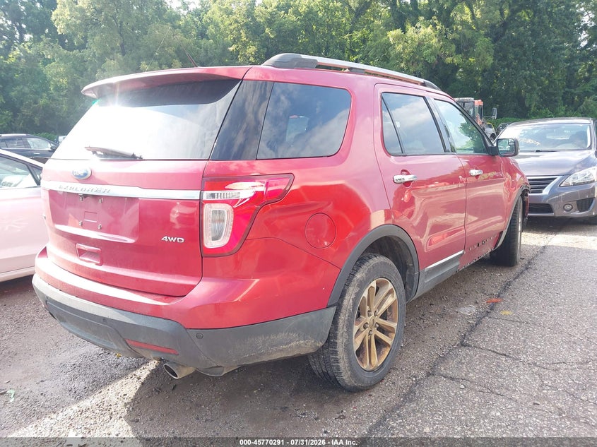 Vin: 1fmhk8d8xbga40040, lot: 46269040, ford explorer xlt 20114