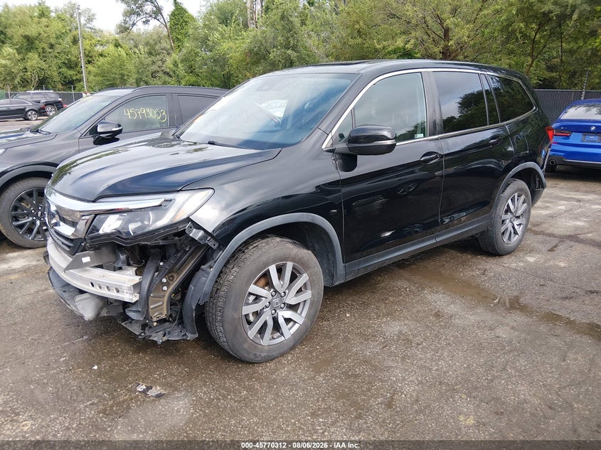 Vin: 5fnyf6h50kb095328, lot: 46269061, honda pilot ex-l 20192