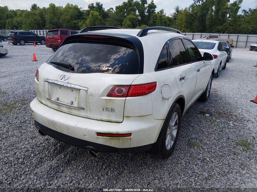 2005 INFINITI FX35 auction photo 4