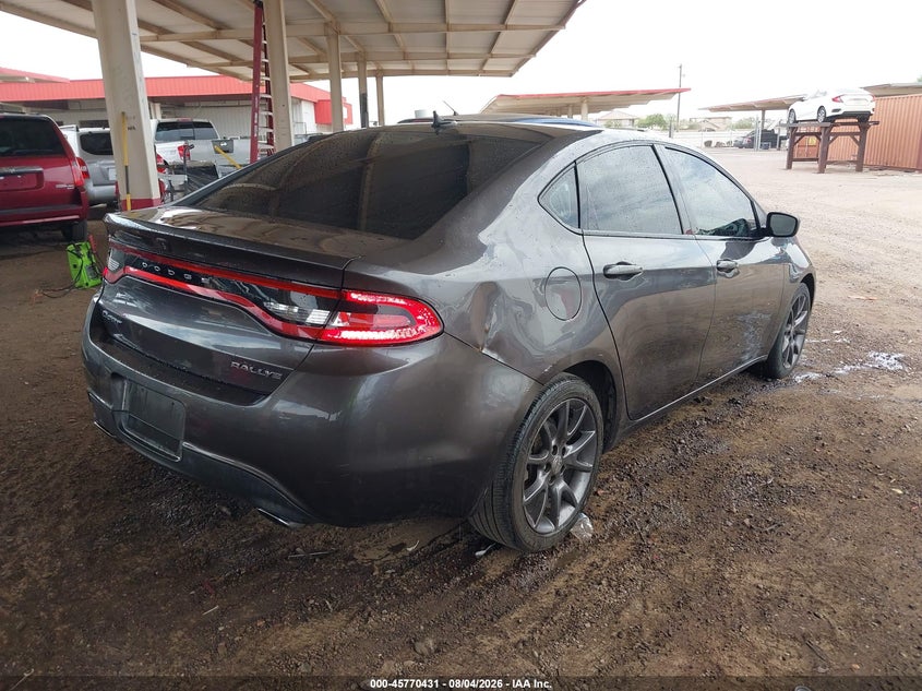 Vin: 1c3cdfbb6gd518012, lot: 46269211, dodge dart sxt 20164