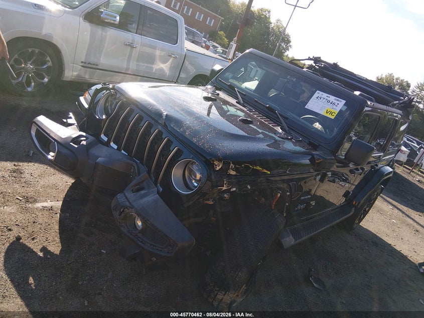 Vin: 1c4jjxp68mw765920, lot: 46269242, jeep wrangler 4xe unlimited sahara 4x4 20212