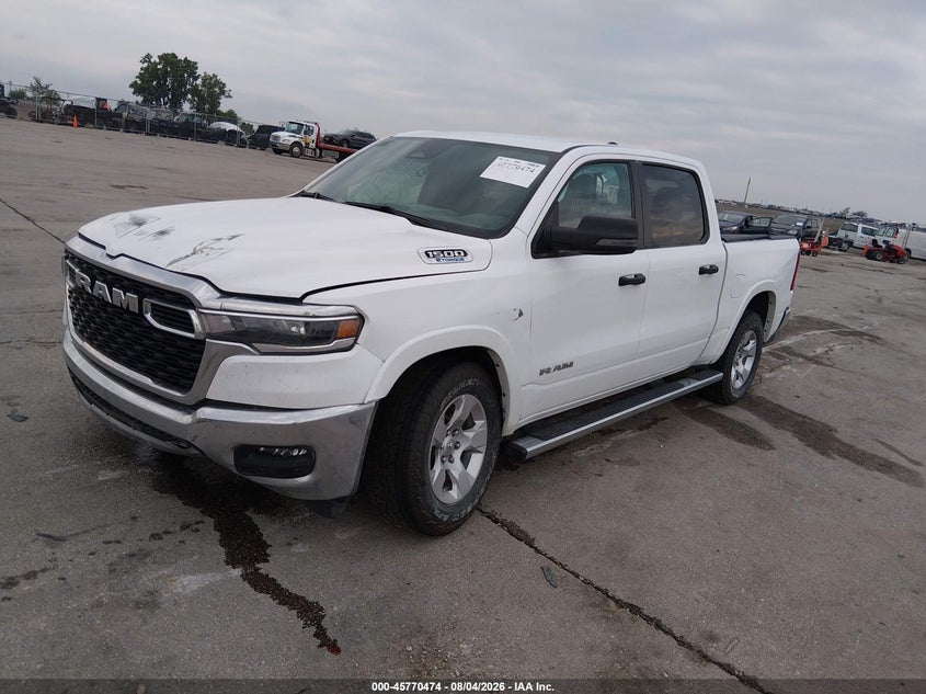 Vin: 1c6srfft9tn304042, lot: 46269254, ram 1500 big horn  4x4 5'7 box 20262