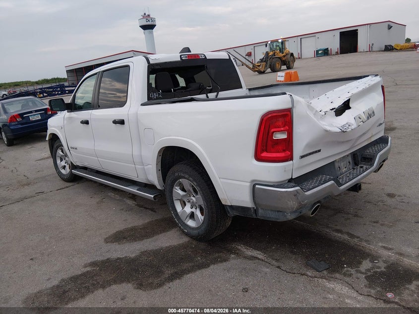 Vin: 1c6srfft9tn304042, lot: 46269254, ram 1500 big horn  4x4 5'7 box 20263