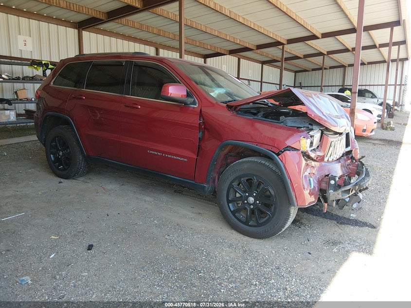 2015 Jeep Grand Cherokee Laredo, Перед, IAAI, VIN 1C4RJEAG6FC614135