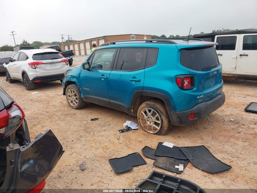 Vin: zacnjda18npn49106, lot: 46269325, jeep renegade sport 4x4 20223