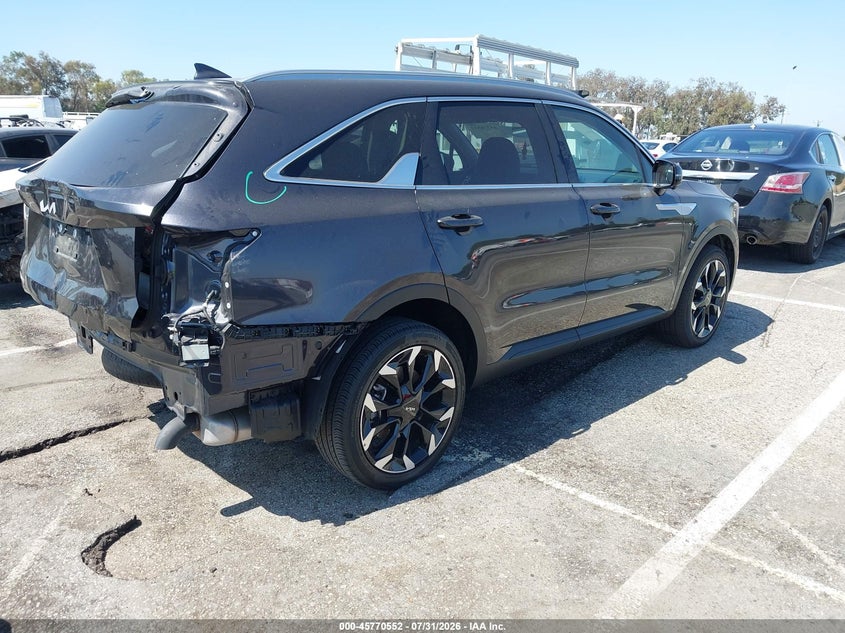 Vin: 5xyrk4jf9sg372767, lot: 46269332, kia sorento sx 20254