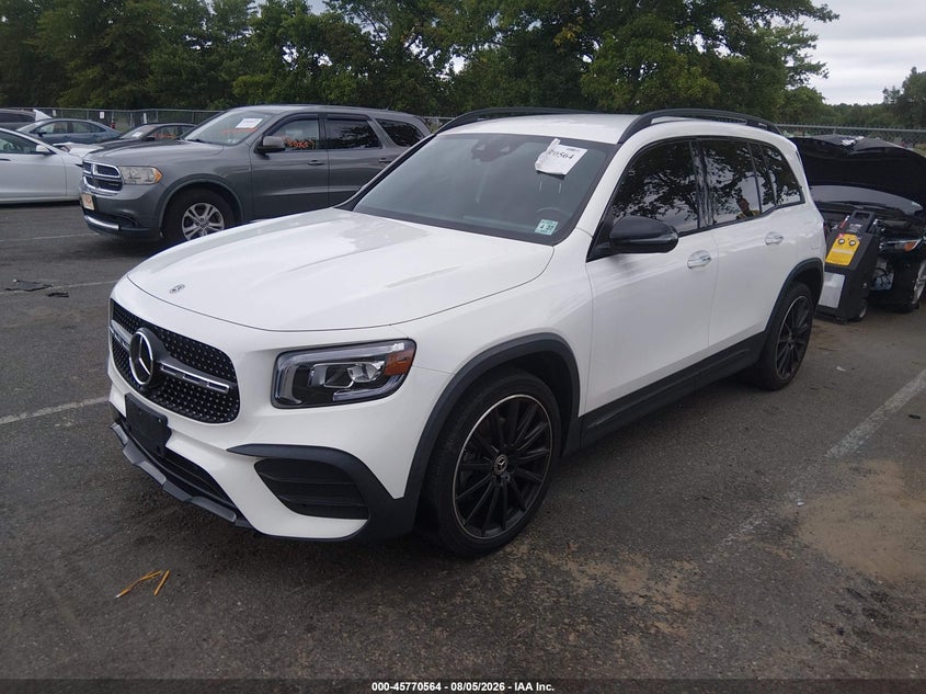 Vin: w1n4m4hbxnw251446, lot: 46269344, mercedes-benz glb 250 4matic 20222