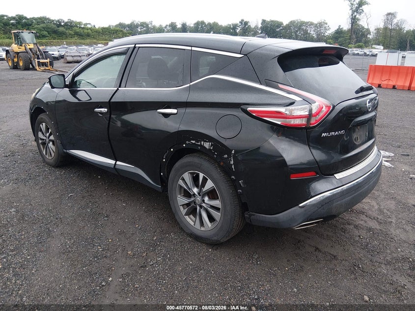 Vin: 5n1az2mhxfn218623, lot: 46269352, nissan murano sl 20153