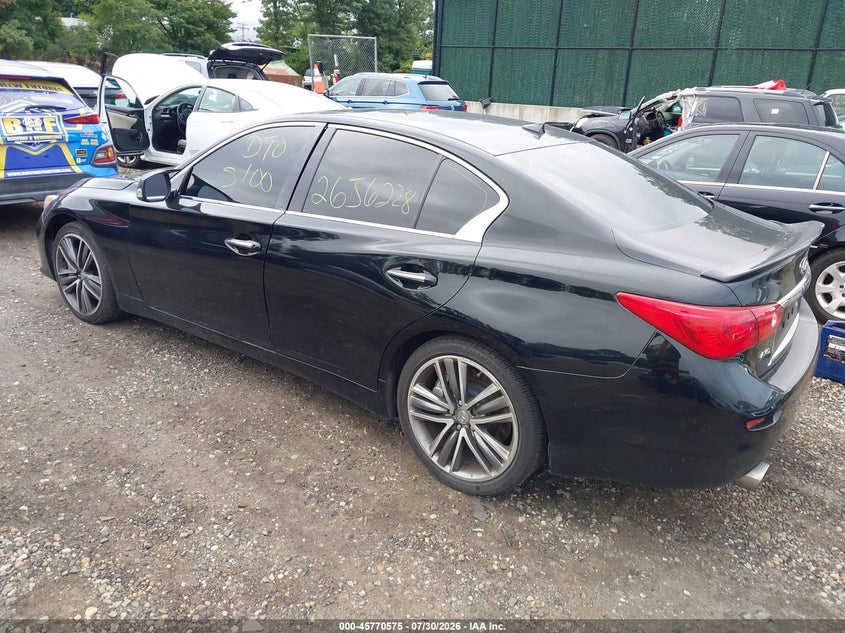 Vin: jn1bv7ar1fm399800, lot: 46269355, infiniti q50 sport 20153