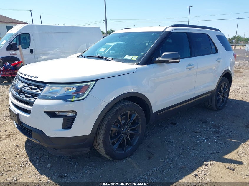 Vin: 1fm5k8d83jgc82881, lot: 46269359, ford explorer xlt 20182