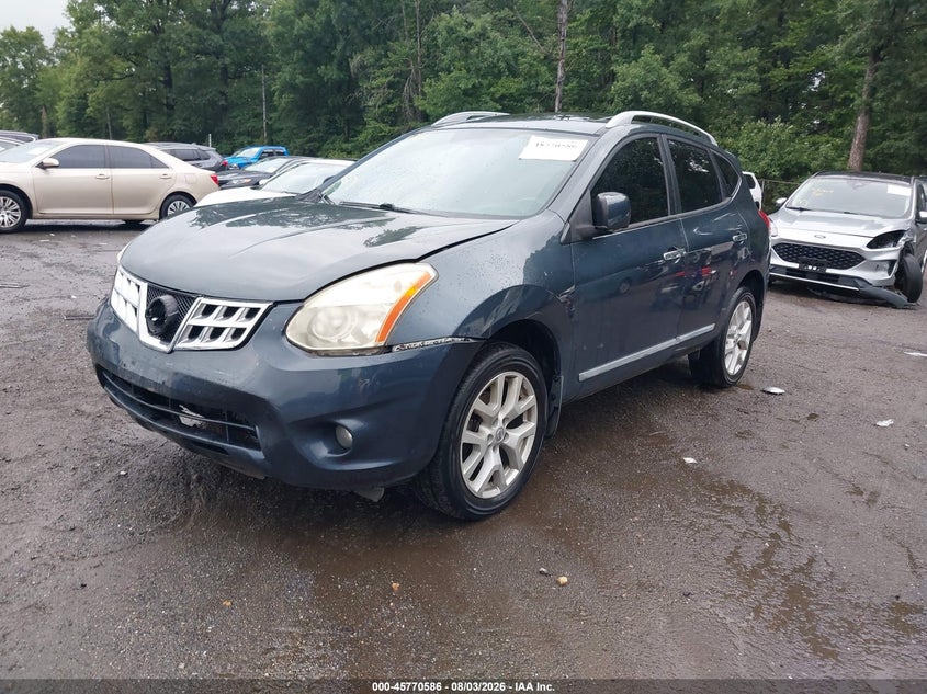 2013 Nissan Rogue, Удар спереди, IAAI, VIN JN8AS5MV7DW650680 — фото 2