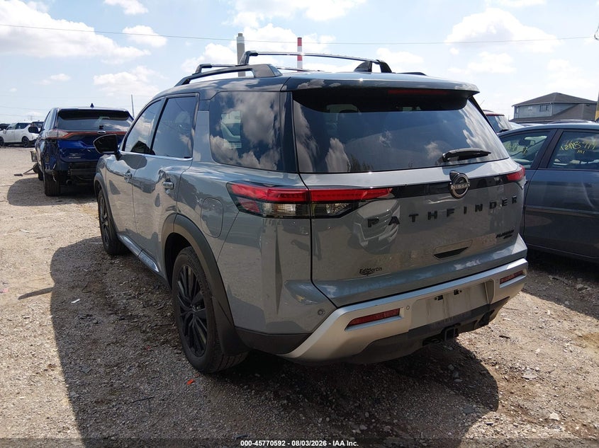 Vin: 5n1dr3dj4pc234139, lot: 46269372, nissan pathfinder platinum 20233