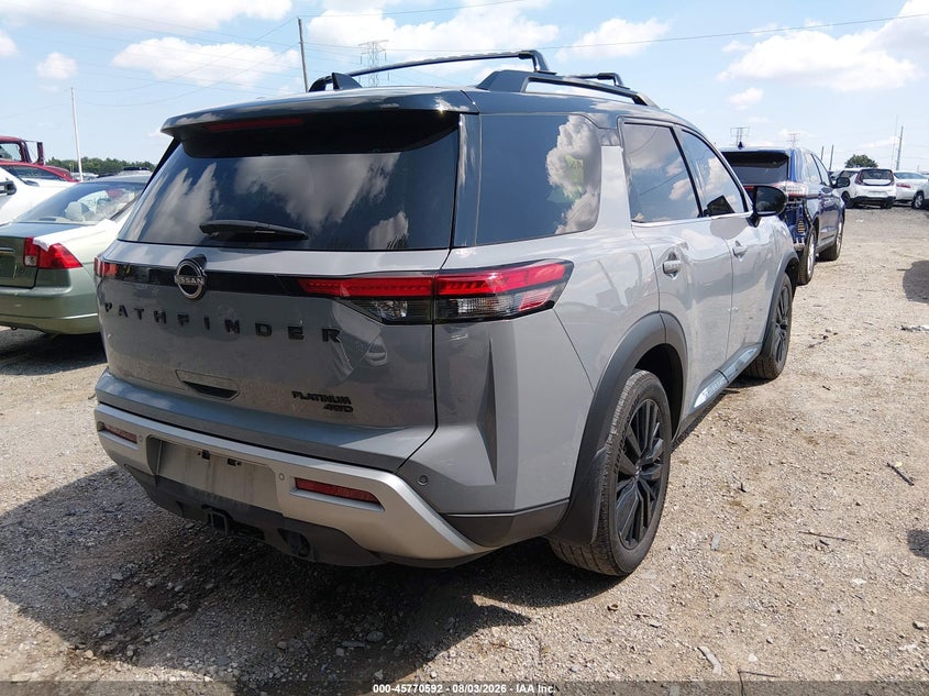 Vin: 5n1dr3dj4pc234139, lot: 46269372, nissan pathfinder platinum 20234