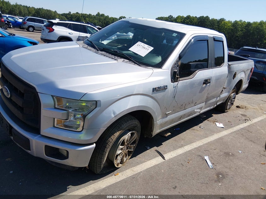 Vin: 1ftex1cp7ffc22802, lot: 46269391, ford f-150 xl 20152