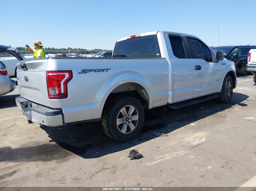 Vin: 1ftex1cp7ffc22802, lot: 46269391, ford f-150 xl 20154