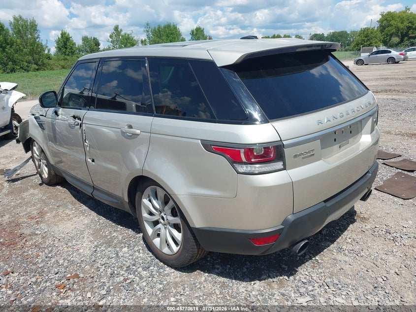 Vin: salwr2wf4ea353715, lot: 46269396, land rover range rover sport 3.0l v6 supercharged hse 20143