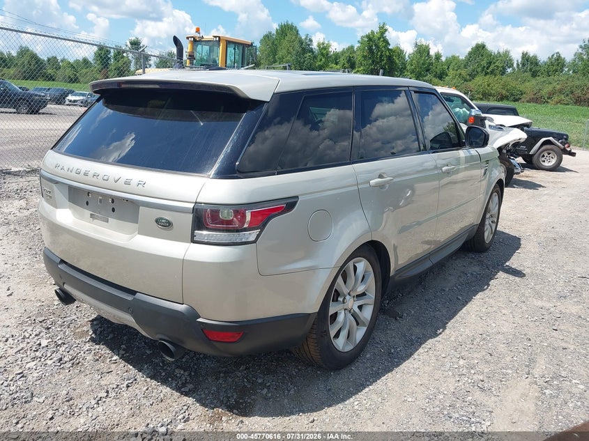 Vin: salwr2wf4ea353715, lot: 46269396, land rover range rover sport 3.0l v6 supercharged hse 20144