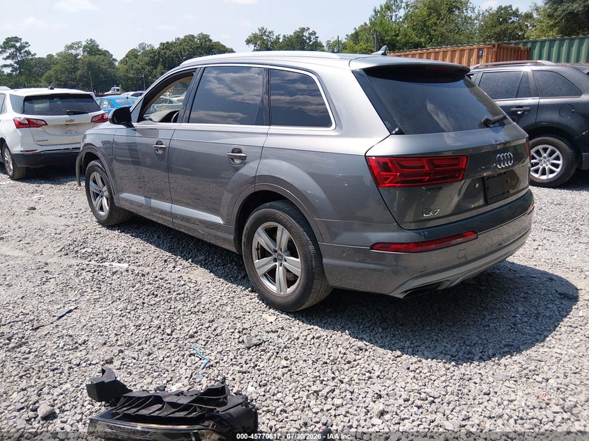 Vin: wa1lhaf71jd006796, lot: 46269397, audi q7 2.0t premium 20183