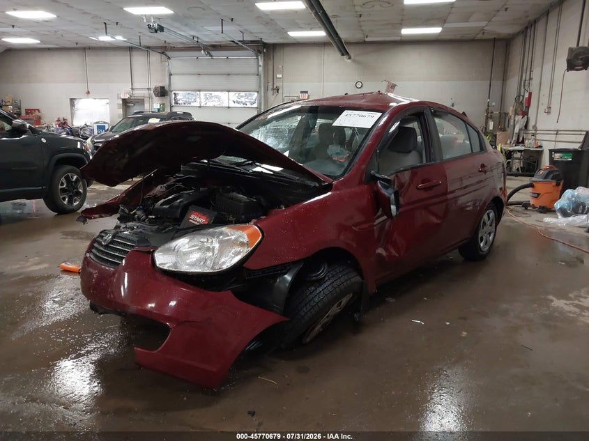 Vin: kmhcn4ac5au494781, lot: 46269459, hyundai accent gls 20102