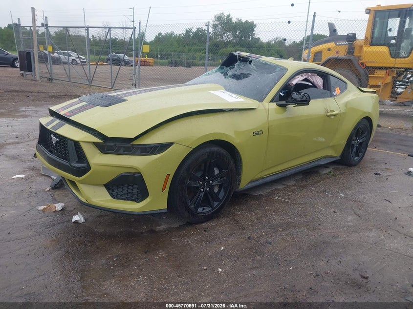 Vin: 1fa6p8cf4s5417654, lot: 46269471, ford mustang gt fastback 20252