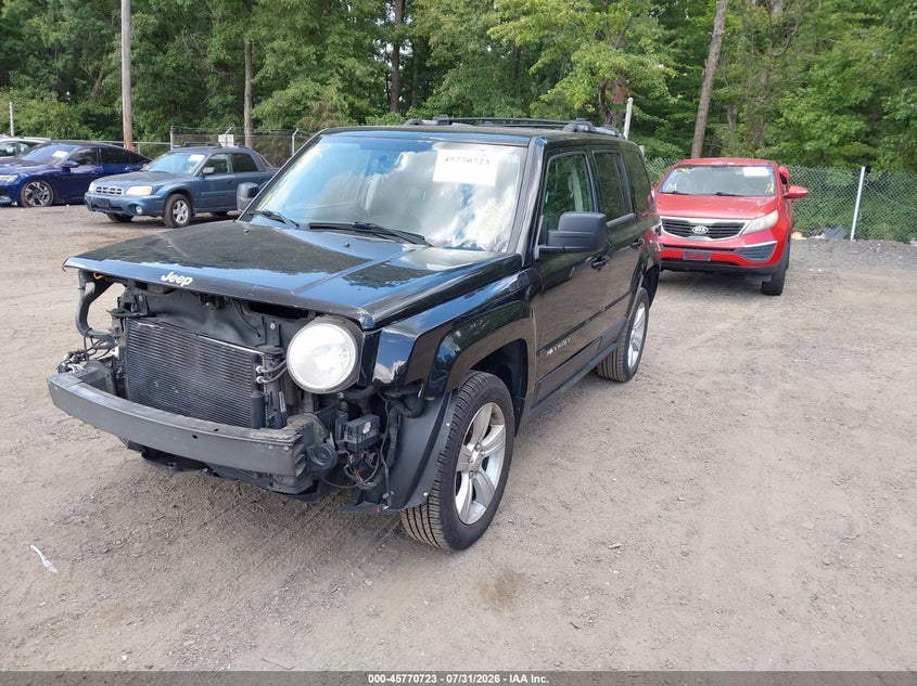 Vin: 1c4njrcb5dd185455, lot: 46269503, jeep patriot limited 20132