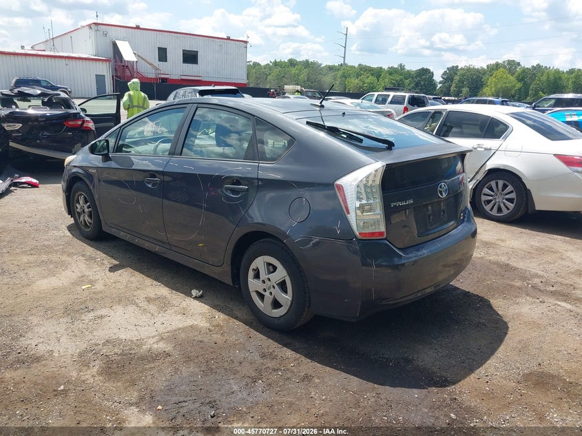 Vin: jtdkn3du3a0152462, lot: 46269507, toyota prius ii 20103