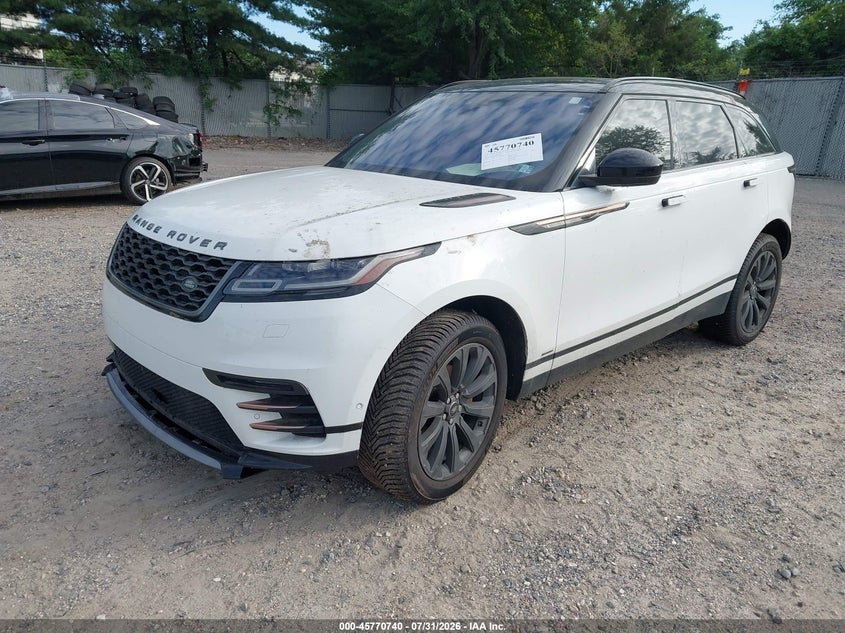 Vin: salyl2rn3ja725844, lot: 46269520, land rover range rover velar d180 se r-dynamic 20182