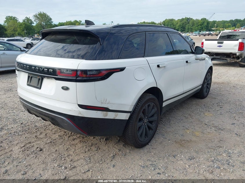 Vin: salyl2rn3ja725844, lot: 46269520, land rover range rover velar d180 se r-dynamic 20184