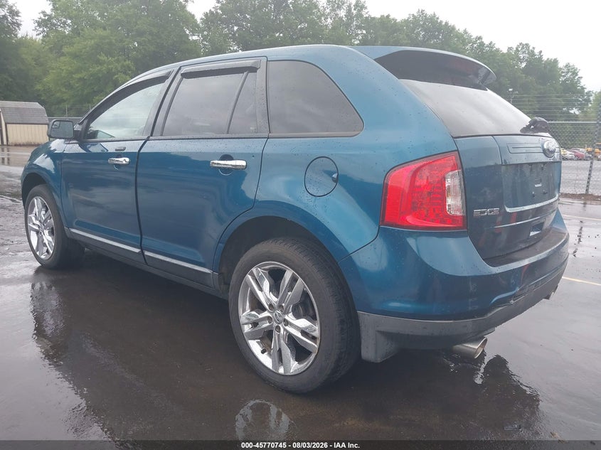 Vin: 2fmdk4jc0bbb42552, lot: 46269525, ford edge sel 20113