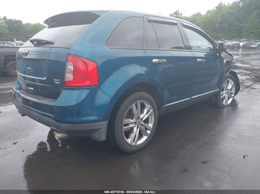 Vin: 2fmdk4jc0bbb42552, lot: 46269525, ford edge sel 20114