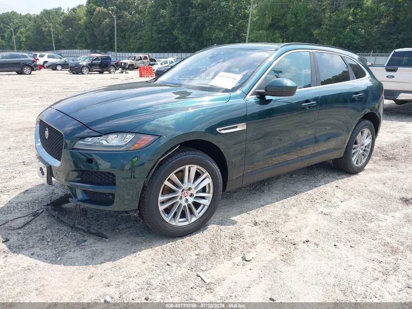 Vin: sadck2bv8ha070531, lot: 46269536, jaguar f-pace 35t prestige 20172