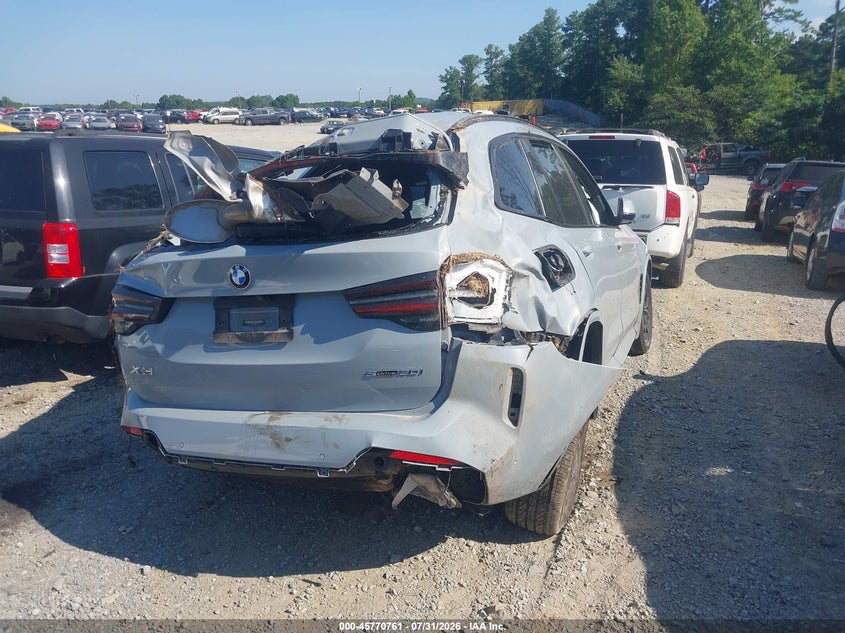 Vin: wbx47dp07nn165812, lot: 46269541, bmw x3 sdrive30i 20224
