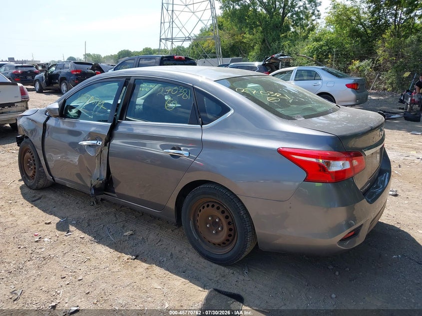 Vin: 3n1ab7ap6ky270381, lot: 46269542, nissan sentra s 20193