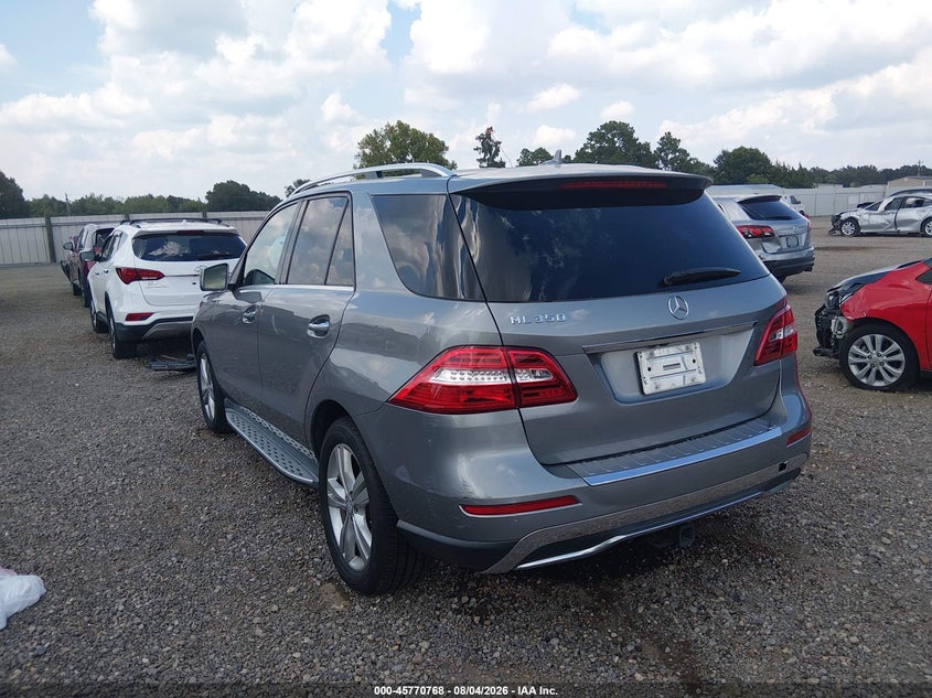 Vin: 4jgda5jb7fa534669, lot: 46269548, mercedes-benz ml 350 20153