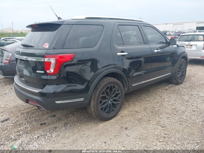 2018 FORD EXPLORER auction photo 4