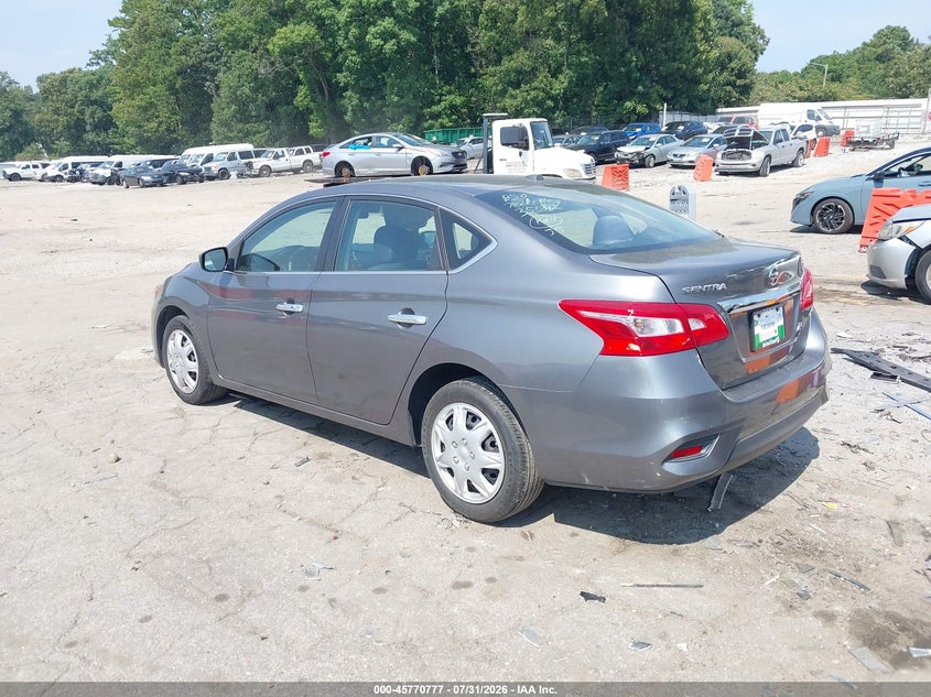 Vin: 3n1ab7ap6gl646534, lot: 46269557, nissan sentra fe+ s/s/sl/sr/sv 20163