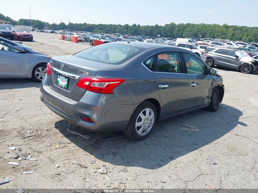 Vin: 3n1ab7ap6gl646534, lot: 46269557, nissan sentra fe+ s/s/sl/sr/sv 20164