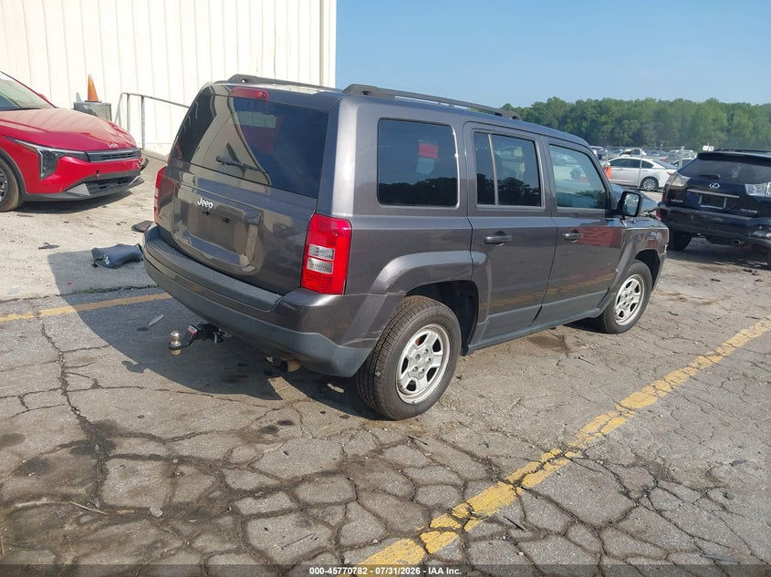 Vin: 1c4njpba3fd170811, lot: 46269562, jeep patriot sport 20154