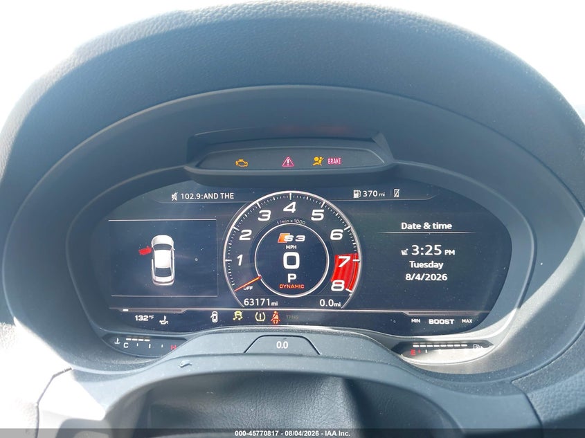2020 AUDI S3 auction photo 7