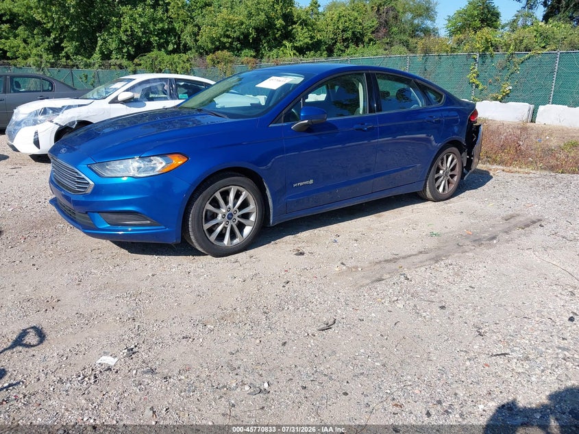 Vin: 3fa6p0lu8hr250446, lot: 46269613, ford fusion hybrid se 20172