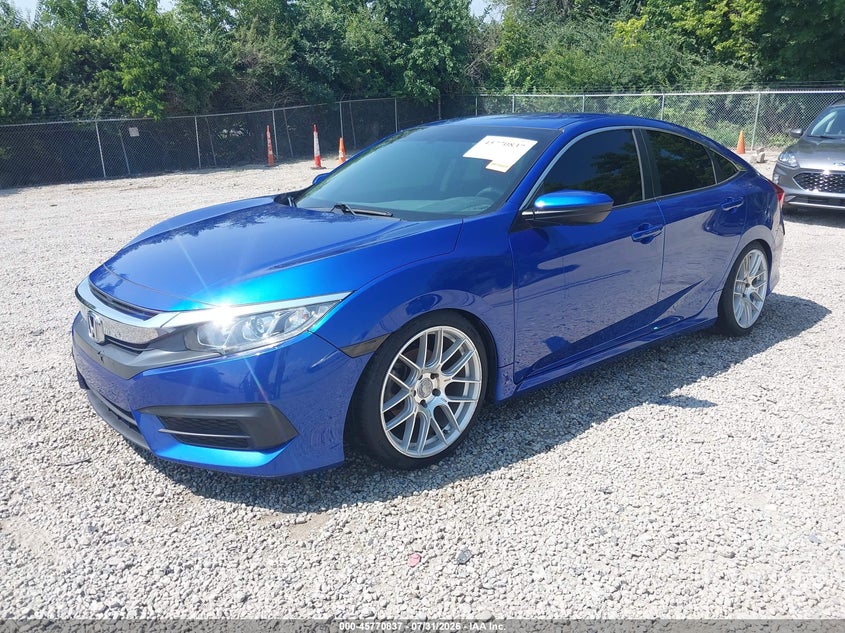 Vin: 19xfc2f51ge071614, lot: 46269617, honda civic lx 20162