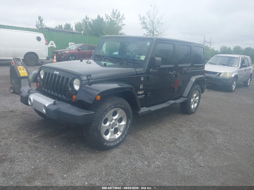 Vin: 1c4hjweg2dl684658, lot: 46269622, jeep wrangler unlimited sahara 20132