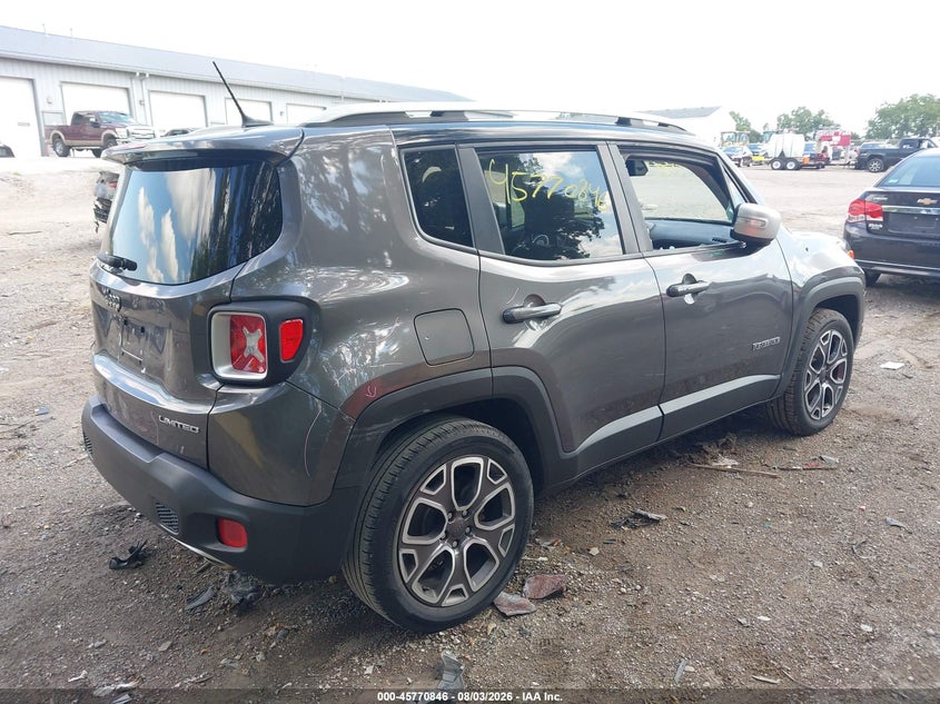 Vin: zaccjadb1hpe55523, lot: 46269626, jeep renegade limited 20174