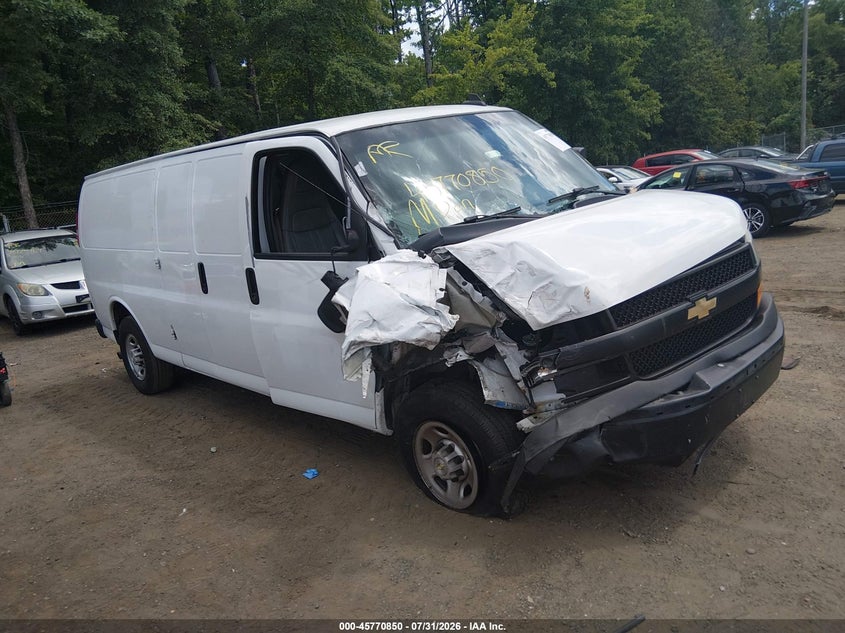 Vin: 1gcwgbfp9m1247166, lot: 46269630, chevrolet express cargo rwd 2500 extended wheelbase wt 20211