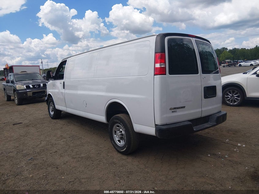 Vin: 1gcwgbfp9m1247166, lot: 46269630, chevrolet express cargo rwd 2500 extended wheelbase wt 20213