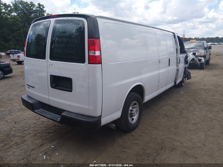 Vin: 1gcwgbfp9m1247166, lot: 46269630, chevrolet express cargo rwd 2500 extended wheelbase wt 20214