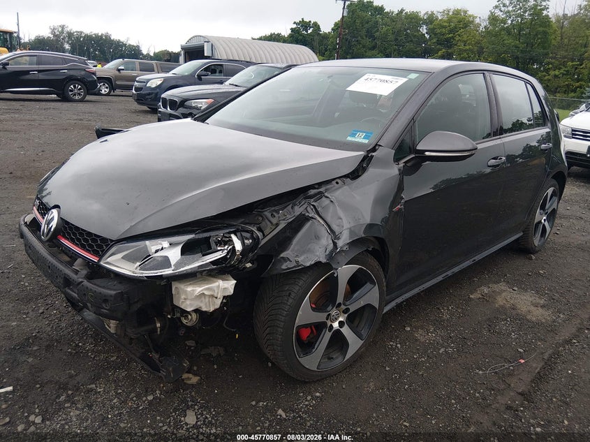 Vin: 3vw4t7au1hm022145, lot: 46269637, volkswagen golf gti autobahn 4-door/s 4-door/se 4-door/sport 4-door 20172